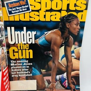 Sports Illustrated Under The Gun October 2 2000 Marion Jones Olympics Sydney